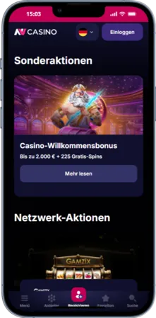Willkommensbonus NV Casino Login