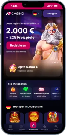 Startseite öffnen NV Casino Login