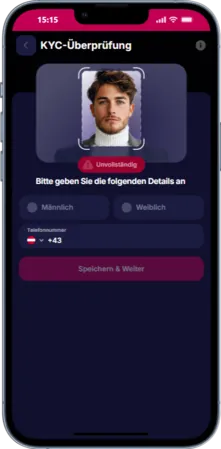 Bestätigung/KYC NV Casino Login