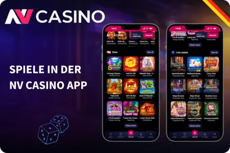 NV Casino App Spiele – Slots und Live-Casino