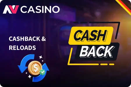 NV Casino cashback reload bonus akce