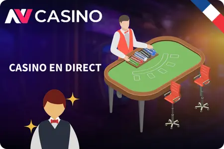 NV Casino France casino en direct tables croupier