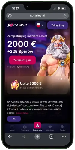 NV Casino App iOS przycisk pobierania na naszej stronie