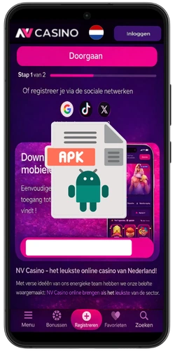 NV Casino APK-download start automatisch op Android