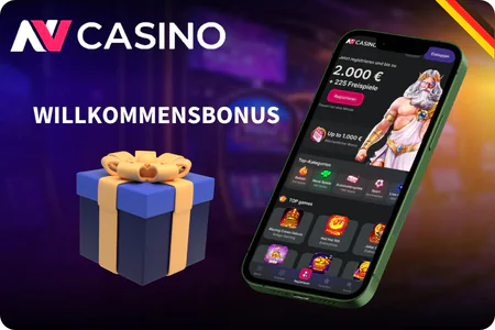 NV Casino iOS App Willkommensbonus-Übersicht mit 2.000 Euro und 225 Freispielen für neue Spieler