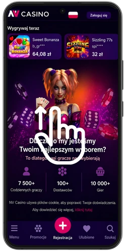 NV Casino Android App – przewiń stronę w dół aby pobrać aplikację