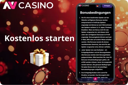 NV Casino no deposit bonus und gratisguthaben